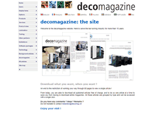 Tablet Screenshot of decomag.ch